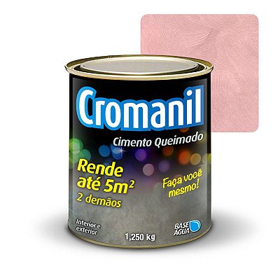 Cimento Queimado Cor ROSÊ - GRÁTIS APLICADOR