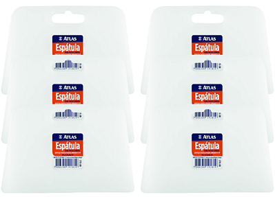 Kit com 6 Espátulas de Silicone - Atlas
