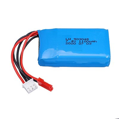 Bateria Wltoys 7.4v 1100mah A949 A959 A969 A979 V912 V913 V353 k929 V262 L959 T23 T55 F45