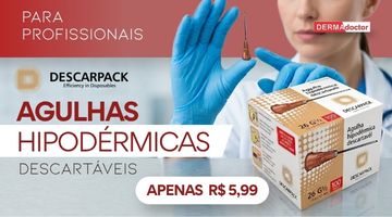 20/07/26 - Descarpack Agulha Hipodérmica Descartável (26G 1/2) com 100u