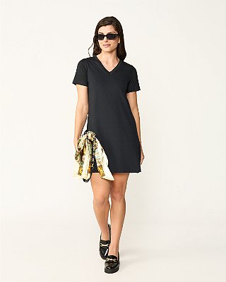 Vestido Feminino Decote V Algodão