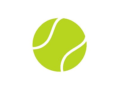 Adesivo Bola de Tênis - Bola de Tennis - Tenista