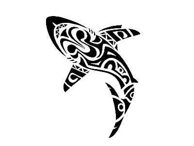 Adesivo Tubarão Maori
