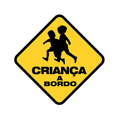 Criança a Bordo - Adesivo REFLETIVO