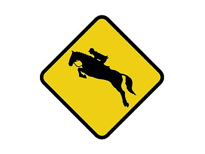 Adesivo Hipismo Cavaleiro e Amazona