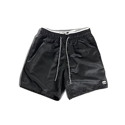 Short Liso Preto Raccon