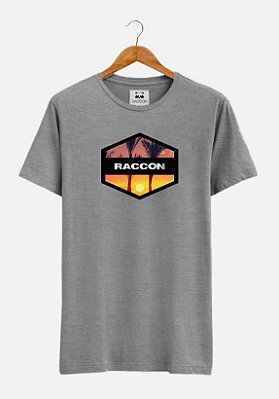 Camiseta Masculina Sunset Cinza Mescla