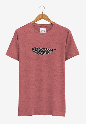 Camiseta Masculina Goiaba Mesclada Pena RACCON