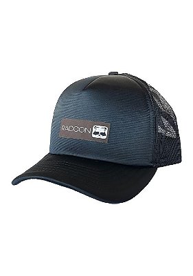 Boné Trucker Basic Preto Raccon