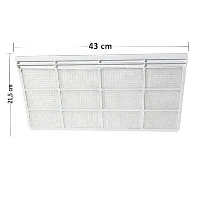 Filtro de Ar Pequeno para Piso Teto SPACE 18-24K / 48-60K SPRINGER CARRIER 13801115