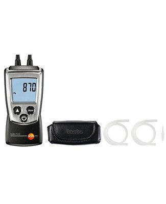 Kit Instrumento de Medição de Pressão diferencial 0563 0510 TESTO 510