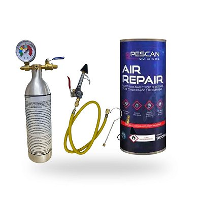Garrafa Injetora de Fluido R141B/Ecomate AC FLUSH EOLO + Air Repair PESCAN 900ml