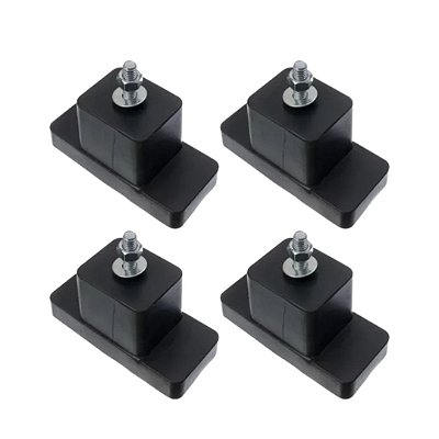 Kit Calço Podium Coxim PS538 Preto 4/Peças