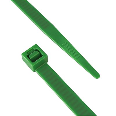 Pacote de Abraçadeiras 100 Unidades (Verde) REF. 610028