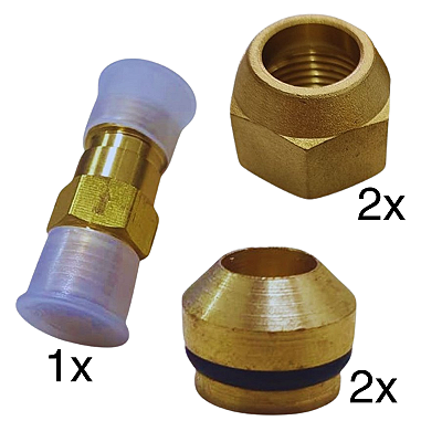 Kit Expansor Accurator 3/8 PISTAO c/ Accurator Duplo SAE 3/8 18K A 80K - 07303061