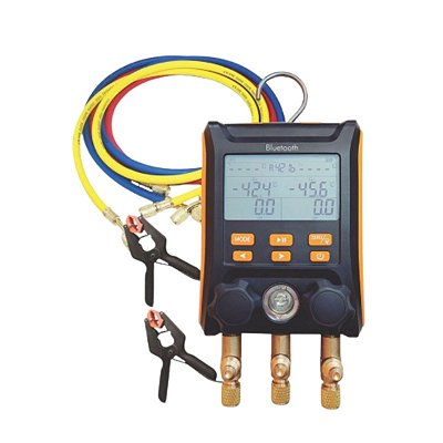 Manifold Digital 2 Vias c/ Mangueiras e Bluetooth Premium SURYHA 80150240