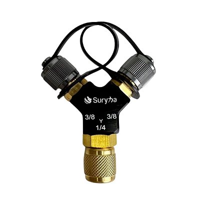 Adaptador Multiportas 3/8"M X 3/8"M X 1/4"F SURYHA 80150235