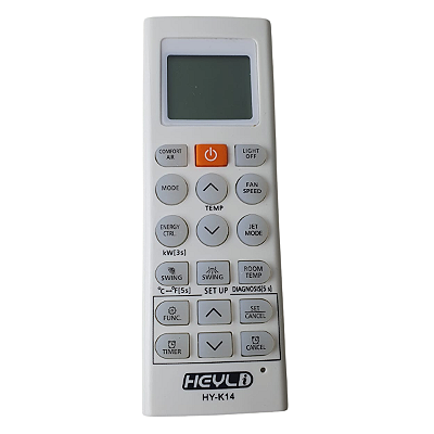 Controle Remoto Similar P/Ar Condicionado Split HY-K14 HEYLI
