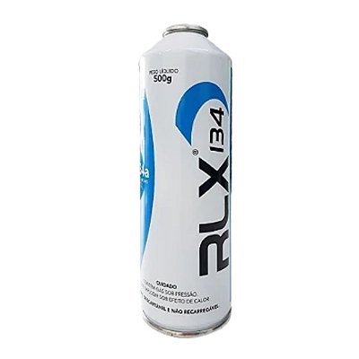 Gás refrigerante R-134A lata 0,5kg RLX- ONU 3159