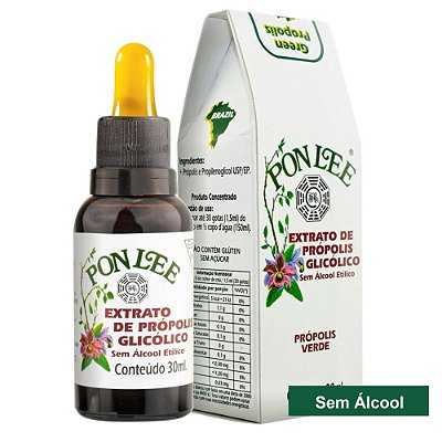 Extrato de Própolis Verde sem Álcool 30ml