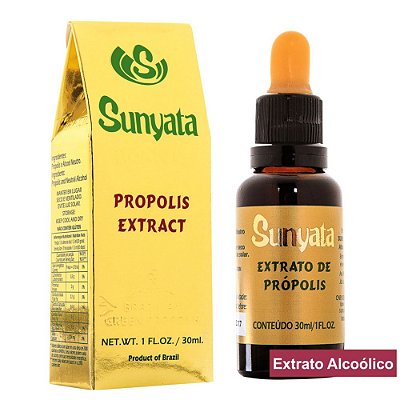 Extrato de Própolis Verde 30 ml (Alcoólico) - Sunyata
