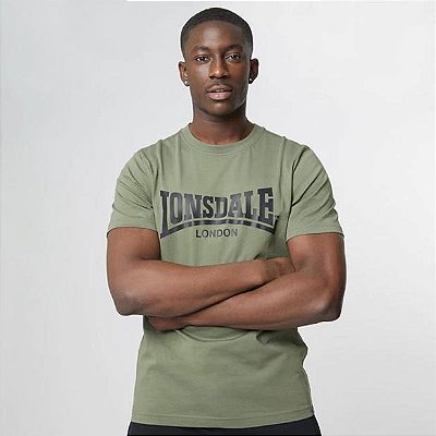 Camiseta Lonsdale Essentials Logo Khaki