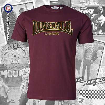 Camiseta Lonsdale Classic - Vinho