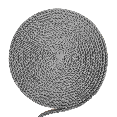 Corda Chata Náutica Uv Para Moveis Externos 10mm Prata