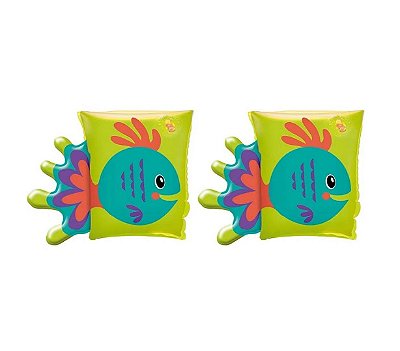 Boia de Braço Infantil Bichinhos 23x15 cm - Verde