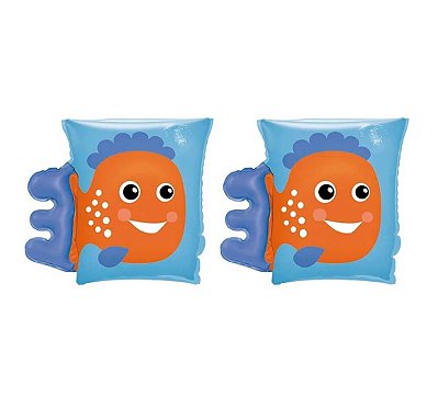 Boia de Braço Infantil Bichinhos 23x15 cm - Azul