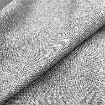 Tecido linho Rustico Clássico Linen Look Cinza Claro