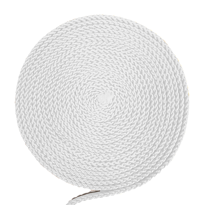 Corda Chata Náutica Uv Para Moveis Externos 10mm Branco