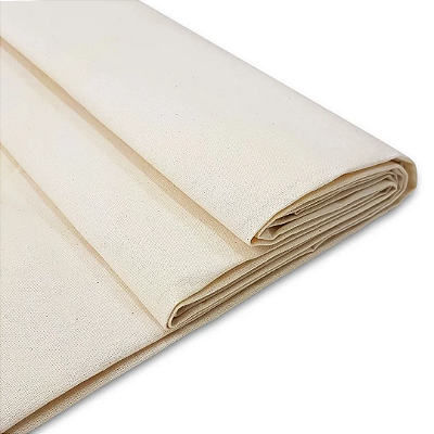 Tecido Lona 100% Algodão Cru 195 gr/m²