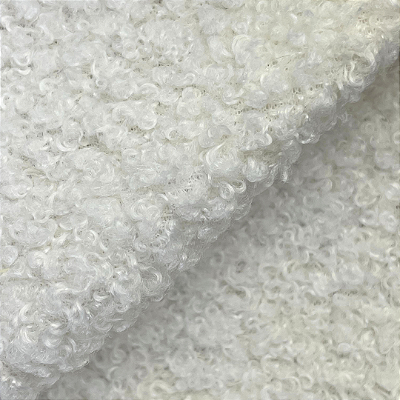 Tecido Boucle Torck Dorper Branco 01