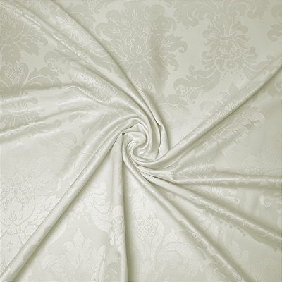 Tecido Jacquard Medalhão Perola Festiva 05