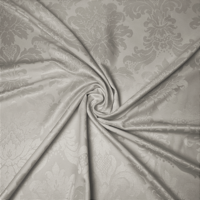 Tecido Jacquard Medalhão Nude Festiva 21