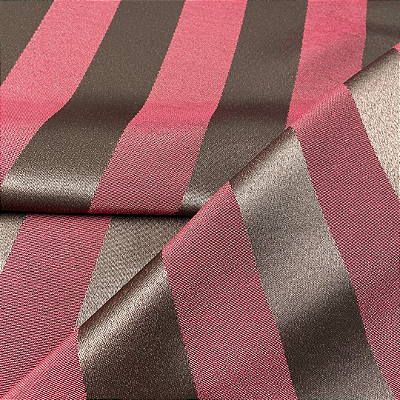 Tecido Jacquard Listrado Bordo Festiva 30