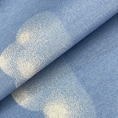 Tecido Jacquard Nuvens Azul Festiva 57