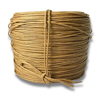 Fio De Acabamento Palha Indiana Rattan Papel Vegetal Bege