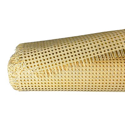Palha Indiana Rattan Sextavada Bege 80cm Largura