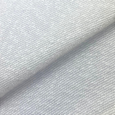 Tecido Voil Boucle Branco Topazio 57