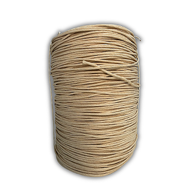 Fio De Acabamento Palha Indiana Rattan Papel Vegetal Creme