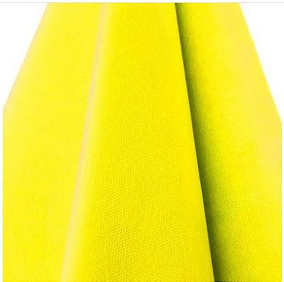 Tecido TNT Rolo Enfestado Amarelo liso  40gr -  25 Metros 1,40 Larg  - *Enviado dobrado em rolo de 70cm*