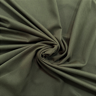 Tecido Sarja Peletizada 100% Algodão Delfi Verde Musgo
