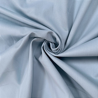 Tecido Sarja Peletizada 100% Algodão Delfi Azul Bebe