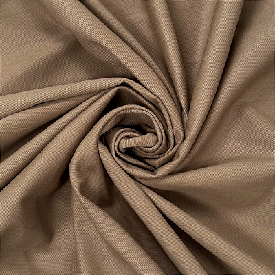 Tecido Sarja Peletizada 100% Algodão Delfi Caqui