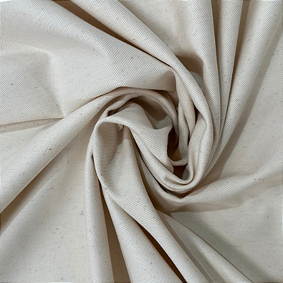 Tecido Sarja Peletizada 100% Algodão Delfi Cru