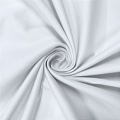 Tecido Sarja Peletizada 100% Algodão Delfi Branco Alvejado