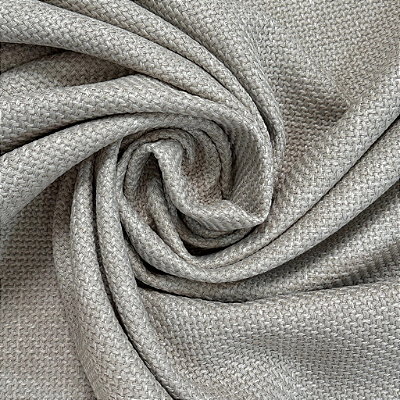 Tecido Linho Rústico Lincoln 100% Poliéster Para Sofá Decoração Aveia