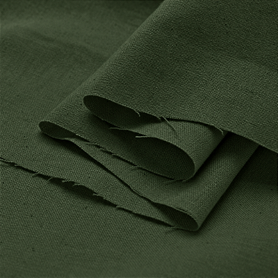 Tecido Lona 100% Algodão Verde Militar 205 gr/m²